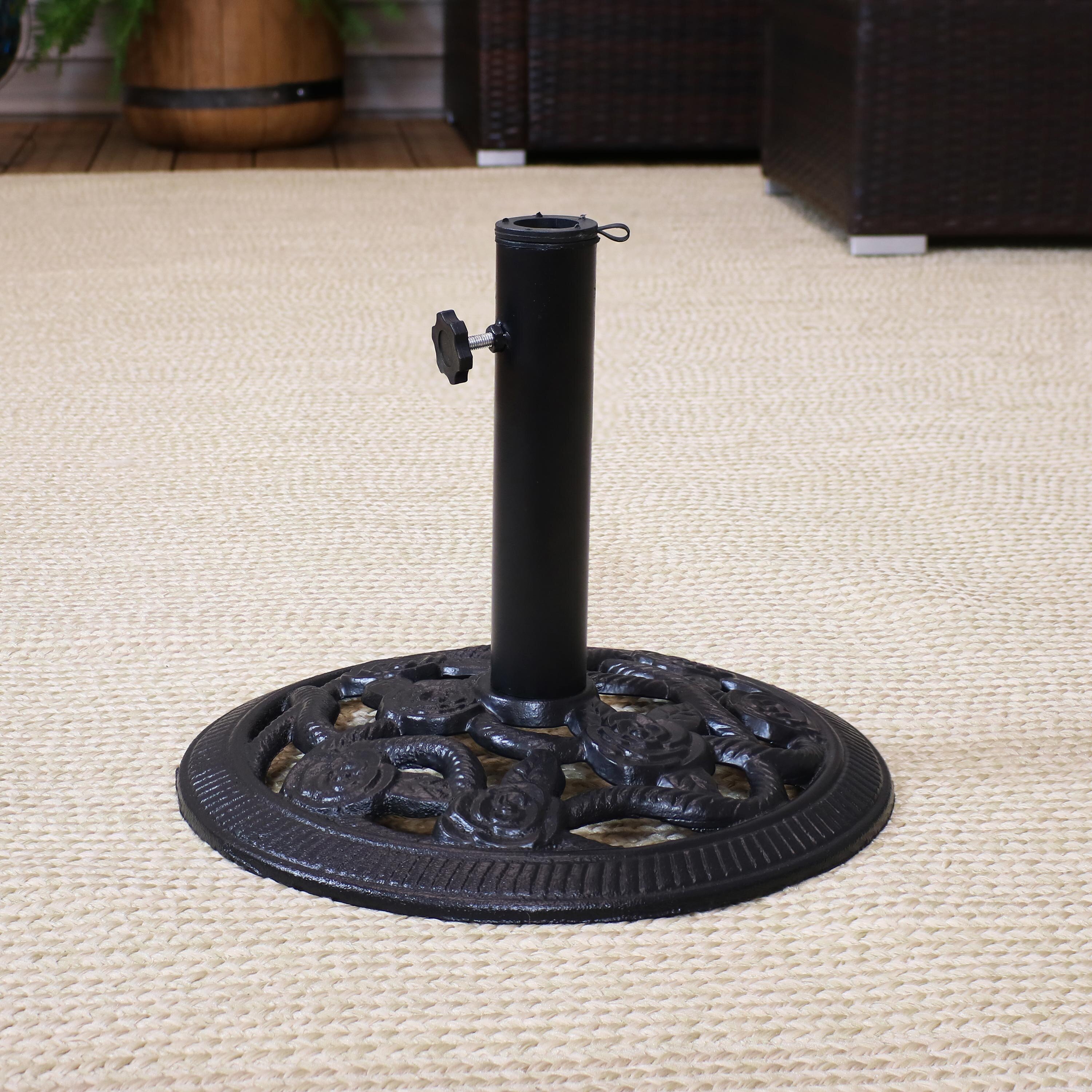 Alcott Hill Willesden Cast Iron Free Standing Umbrella Base Reviews